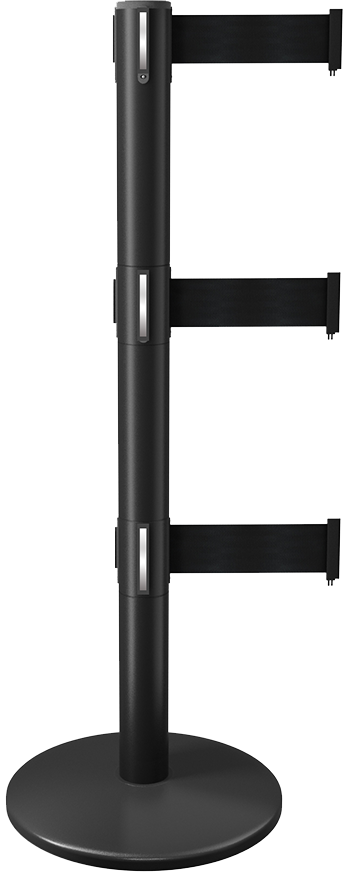 Breakaway Retractable Belt Barrier Triple