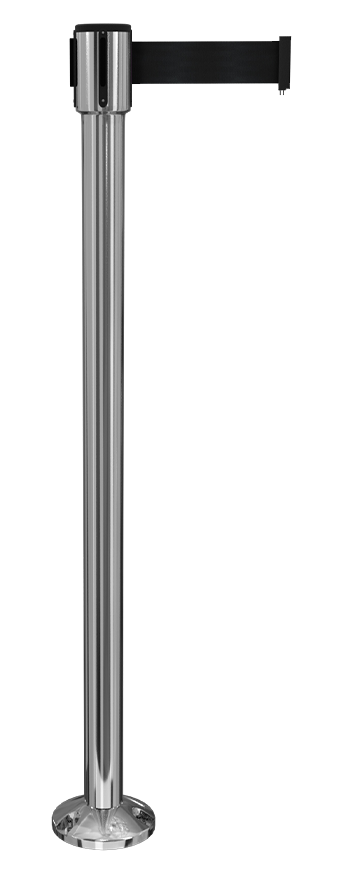Fixed Retractable Belt Barrier 2IN Post