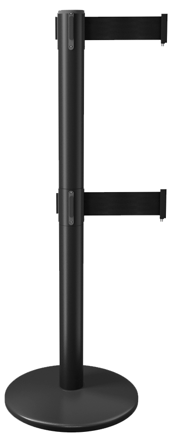 Retractable Belt Barrier Twin