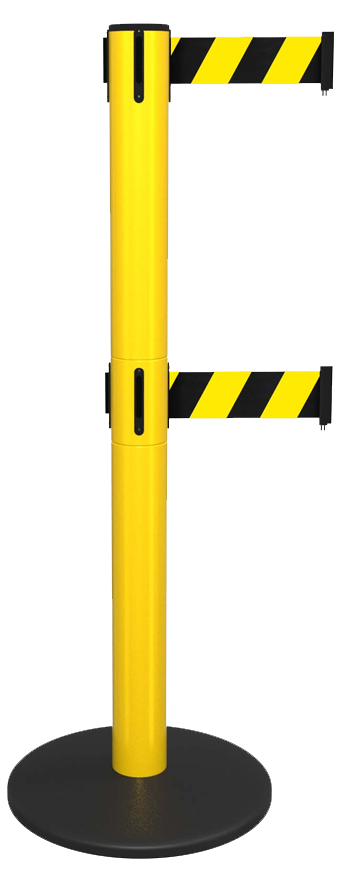 Safety Retractable Belt Barrier Twin 300
